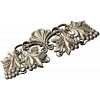 Grapevine Cartouche decorative STL model for CNC