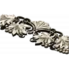 Grapevine Cartouche decorative STL model for CNC