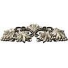 Grapevine Cartouche decorative STL model for CNC