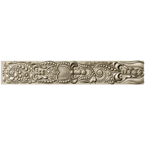 Ornamental Vine Frieze STL for CNC