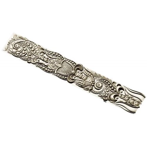 Ornamental Vine Frieze STL for CNC