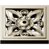 Square Floral Rosette - STL 3D Model for CNC Carving
