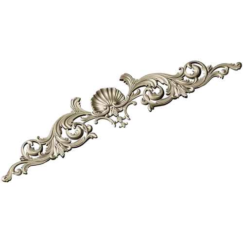Rococo Seashell Crest - 3D STL for CNC Milling