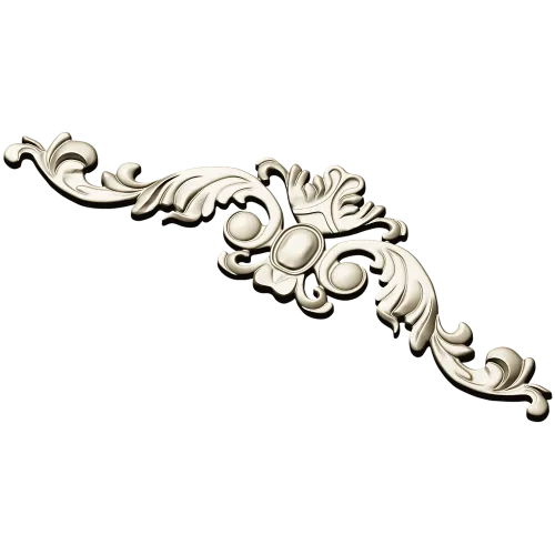 Baroque Acanthus Cartouche STL model for CNC