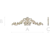 Baroque Acanthus Cartouche STL model for CNC