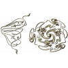Spiral Rosette & Corner Ornament STL set for CNC
