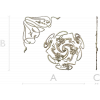 Spiral Rosette & Corner Ornament STL set for CNC
