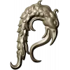 Aureate Sea-Dragon - decorative STL 3D model for CNC carving