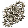 Aurelia Cartouche - ornate vertical STL 3D model for CNC