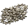 Aurelia Cartouche - ornate vertical STL 3D model for CNC