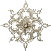 Aureate Rococo Rosette - STL 3D model for CNC