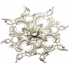 Aureate Rococo Rosette - STL 3D model for CNC
