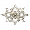Aureate Rococo Rosette - STL 3D model for CNC