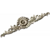 Ornate rosette horizontal ornament stl model for CNC