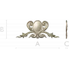 Картуш с овальным медальоном - 3D STL модель для ЧПУ