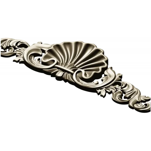 Seashell Rocaille Crest - STL 3D model for CNC milling
