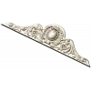 Classic Oval Cartouche Pediment - STL 3D Model for CNC