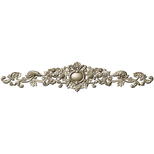 Aurelia Cartouche - Ornate Acanthus Decorative STL for CNC