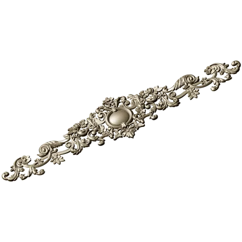 Aurelia Cartouche - Ornate Acanthus Decorative STL for CNC