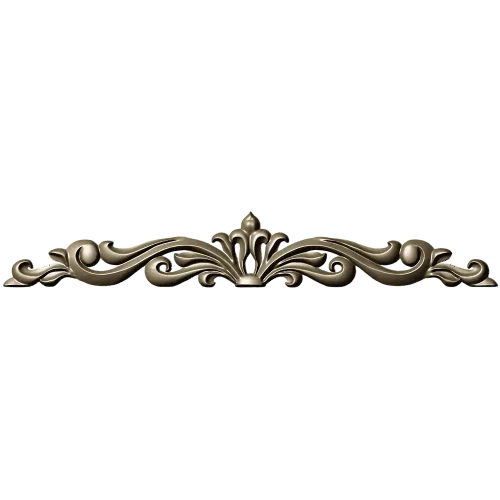 Regal Acanthus Crest - STL 3D model for CNC carving