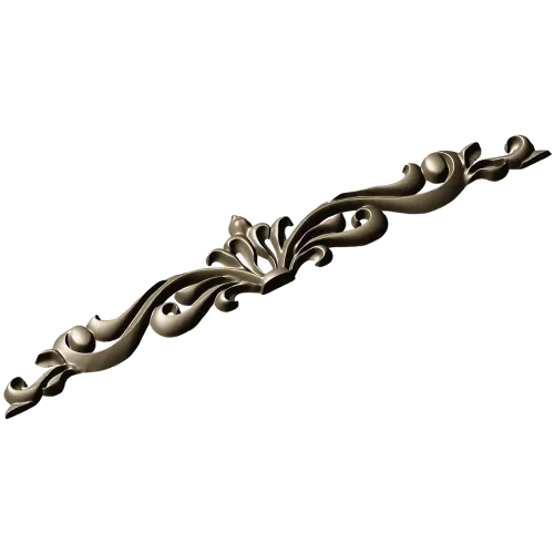 Regal Acanthus Crest - STL 3D model for CNC carving