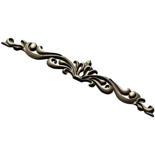 Regal Acanthus Crest - STL 3D model for CNC carving