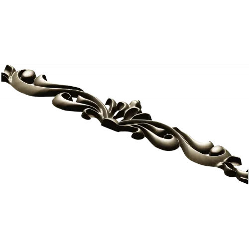 Regal Acanthus Crest - STL 3D model for CNC carving