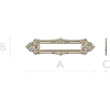Baroque Ribbon Cartouche STL 3D Model for CNC Milling