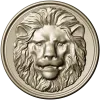 Lion Medallion Relief STL for CNC Carving