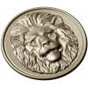 Lion Medallion Relief STL for CNC Carving