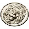 Lion Medallion Relief STL for CNC Carving
