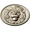 Lion Medallion Relief STL for CNC Carving