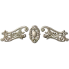 Rococo Cartouche and Scrolls STL for CNC wood carving