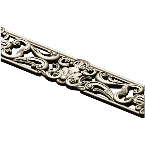 Ornate Shell & Acanthus Frieze - STL 3D Model for CNC