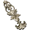 Acanthus Royale - high-relief STL 3D model for CNC ornamental applique