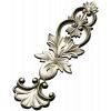 Acanthus Royale - high-relief STL 3D model for CNC ornamental applique
