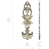 Acanthus Royale - high-relief STL 3D model for CNC ornamental applique