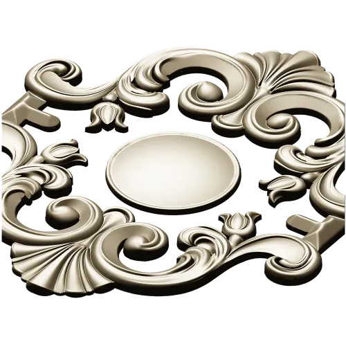Auric Rocaille Medallion