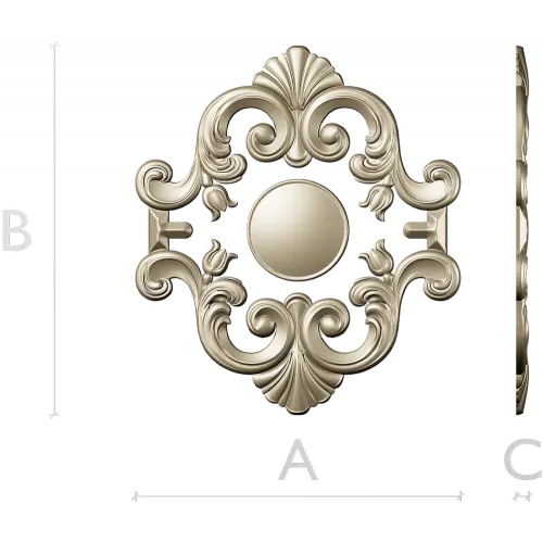 Auric Rocaille Medallion
