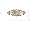 Rococo Floral Cartouche - STL 3D Model for CNC