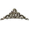 Baroque Acanthus Pediment STL 3D Model for CNC