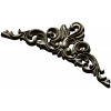 Baroque Acanthus Pediment STL 3D Model for CNC