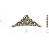 Baroque Acanthus Pediment STL 3D Model for CNC