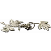 Grapevine ornamental STL relief for CNC milling and decorative panels