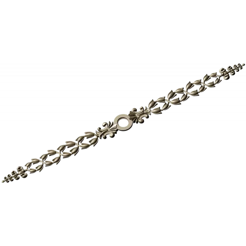 Laurel-and-Berry Filigree - STL 3D Model for CNC Milling