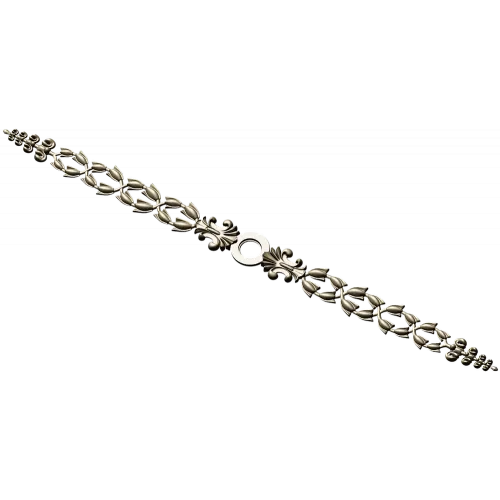 Laurel-and-Berry Filigree - STL 3D Model for CNC Milling