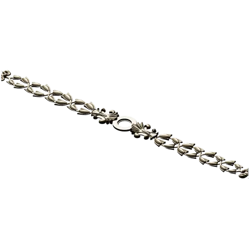 Laurel-and-Berry Filigree - STL 3D Model for CNC Milling