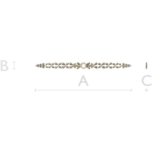 Laurel-and-Berry Filigree - STL 3D Model for CNC Milling