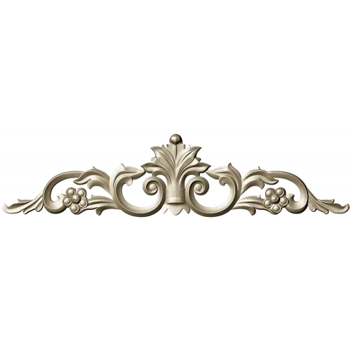 Regal Acanthus Crest - STL 3D model for CNC