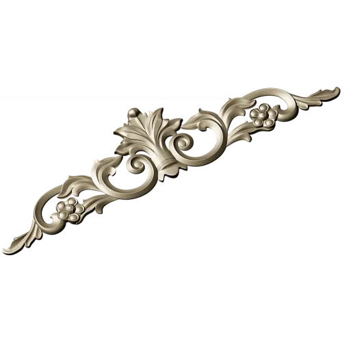 Regal Acanthus Crest - STL 3D model for CNC